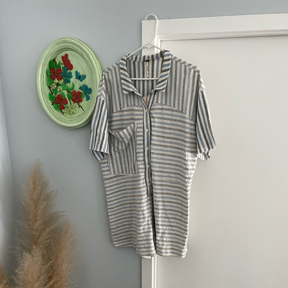 Free People striped romper